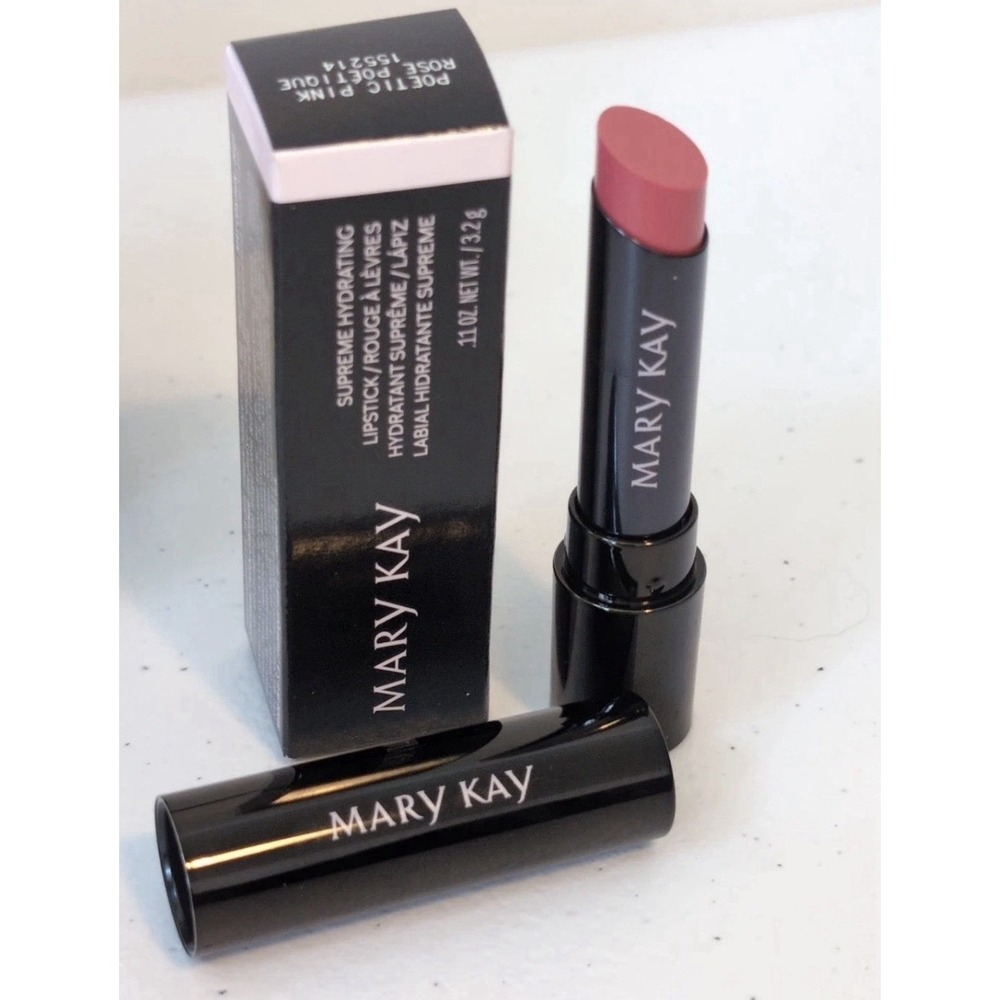 Mary Kay SUPREME HYDRATING LIPSTICK Moisturizing Shine Poetic PINK Makeup Lippie